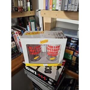 Funko Pop! 2pk Pint Glass Seinfeld - Jerry & George NEW